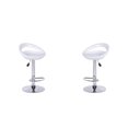 thumbnail image 1 of Heavenly Collection White Plastic Adjustable Stool, 1 of 8