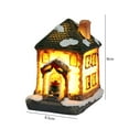 thumbnail image 2 of Navidad LED Village House Party Atmósfera Resina Casa luminosa para el hogar (A) JShteea Libre de BPA, 2 of 7