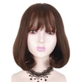 thumbnail image 1 of Perruque style Coréen Cheveux Courts Tête bobo Femme Frange air bobo Tête Multi-Couleur Optionnelle Perruque Cheveux Courts, 1 of 6