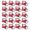 thumbnail image 1 of 20 llaveros con anillas para correas de bolsos, color rojo., 1 of 5