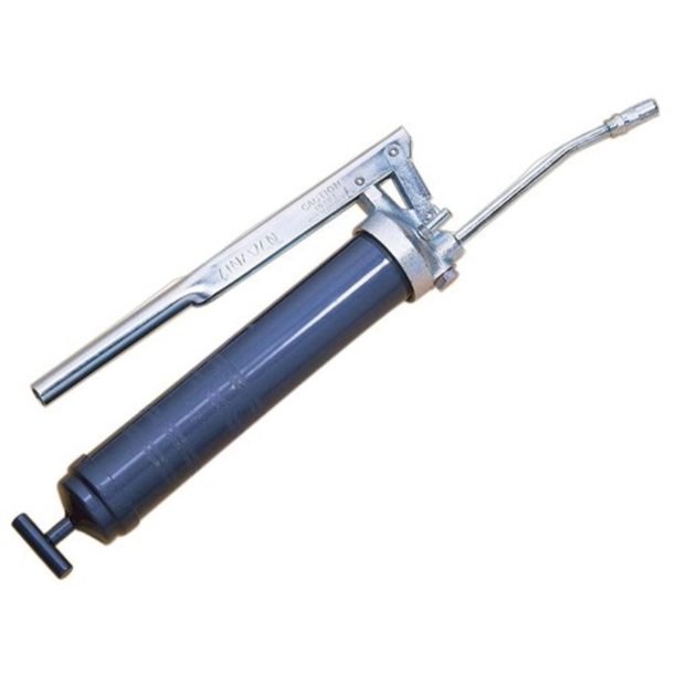Lincoln 1142 Grease Gun, Rugged cast pump head for strength and