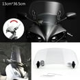 thumbnail image 1 of Universal Adjustable Clip On Windshield Extension Wind Deflector Clear, 1 of 5