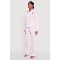 thumbnail image 4 of Women's Graphic Detail Layered Look Shirt Collar Sweatshirt, 4 of 5