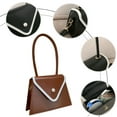 thumbnail image 3 of Bolso de hombro para mujer, pequeño bolso de mensajero, de cuero de moda, bolso ligero, 3 of 5