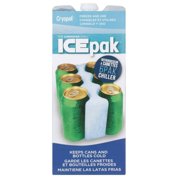 Paquetes de Hielo Cryopak ICEpak Mediano con Carcasa Dura Reutilizables Paquete de 6