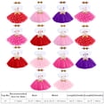 thumbnail image 4 of IBTOM CASTLE Toddler Baby Girls Princess Shiny Sequin Bow Tutu Dress with Headband 3rd Birthday Outfits Cake Smash Party Clothes Set 3 Years Red - Balloon, 4 of 8