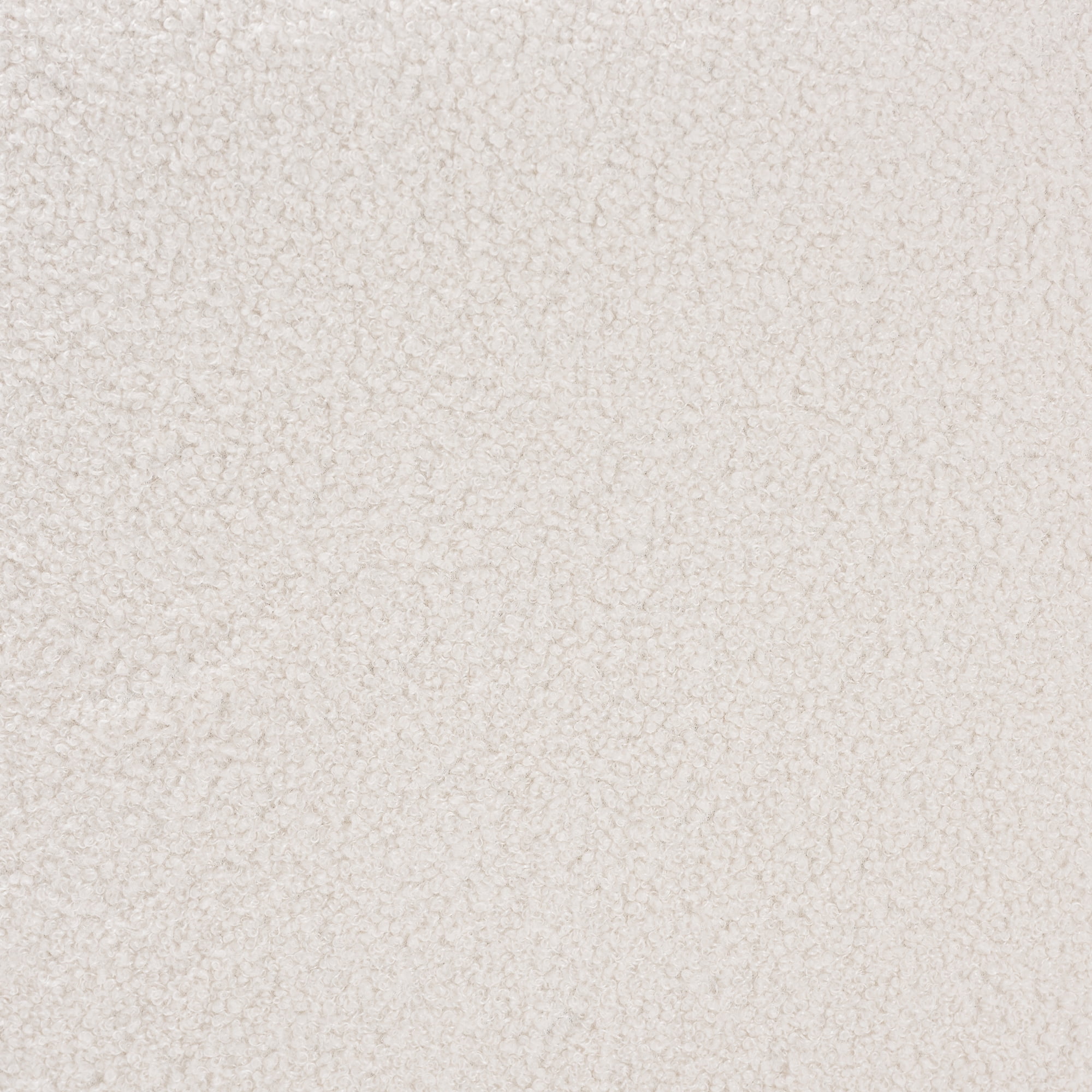 Baxton Studio Brielle Modern and Contemporary Ivory Boucle Upholstered and Natural Brown Finished Wood Ottoman
