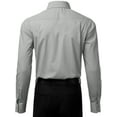 thumbnail image 3 of Berlioni Italy Men's Long Sleeve Premium Slim Fit Dress Shirt, 3 of 4