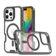 thumbnail image 3 of Allytechgroup Clear Phone Case for Apple iPhone 13, Shockproof TPU & PC iPhone 13 Cover Anti-Scratch Transparent iPhone 13 Case Compatible with MagSafe Accessories,Clearblack, 3 of 5