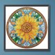 thumbnail image 1 of Pintura de diamante 5D DIY Taladro parcial Girasol Vidrieras Decoración para el hogar (XD088) Hugtrwg Para estrenar, 1 of 9