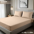 thumbnail image 3 of Utopia Bedding Queen Fitted Sheet - Bottom Sheet - Deep Pocket - Soft Microfiber - Shrinkage and Fade Resistant - Easy Care -1 Fitted Sheet Only Beige, 3 of 8