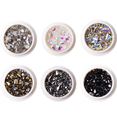 thumbnail image 1 of Diamantes de imitación para decoración de uñas de colores mezclados, diamantes de imitación de cristal para gemas de cristales de diseño de uñas, 1 of 6