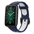 thumbnail image 2 of Correas de repuesto compatibles con Xiaomi Band7 Pro, pulsera de silicona suave y transpirable para reloj inteligente, Color Dual, 2 of 7