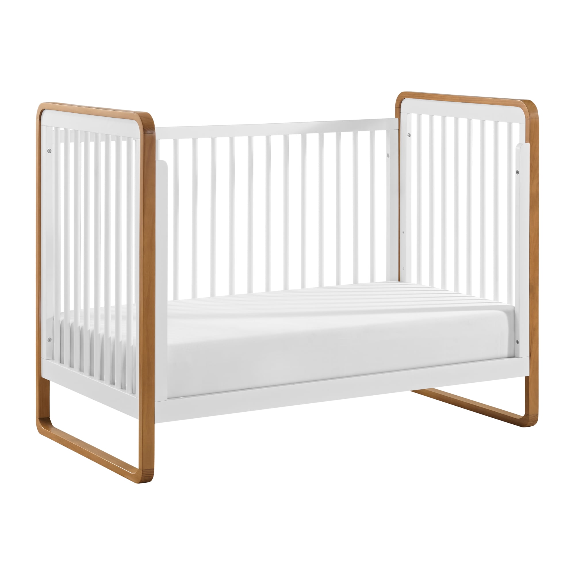 Oxford Baby Braxton Convertible Crib White / Honey Wood