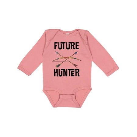 

Inktastic Hunting Future Hunter Gift Baby Boy or Baby Girl Long Sleeve Bodysuit