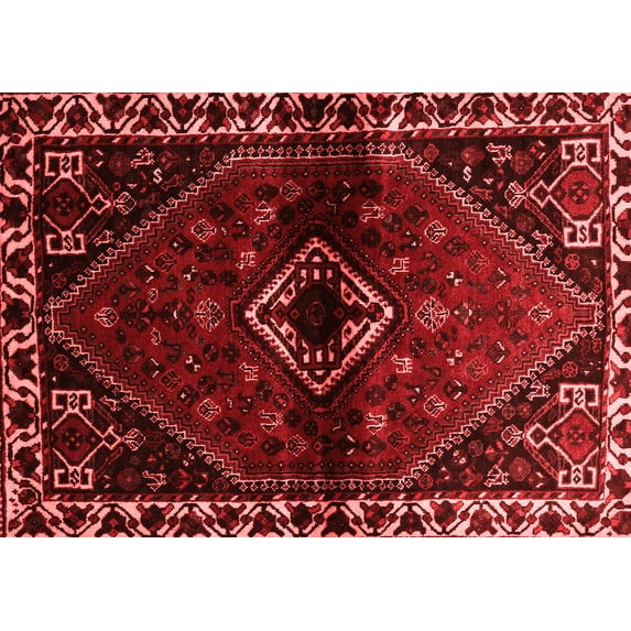 Ahgly Company Indoor Rectangle Persian Red Traditional Area Rugs, 7' x 9'