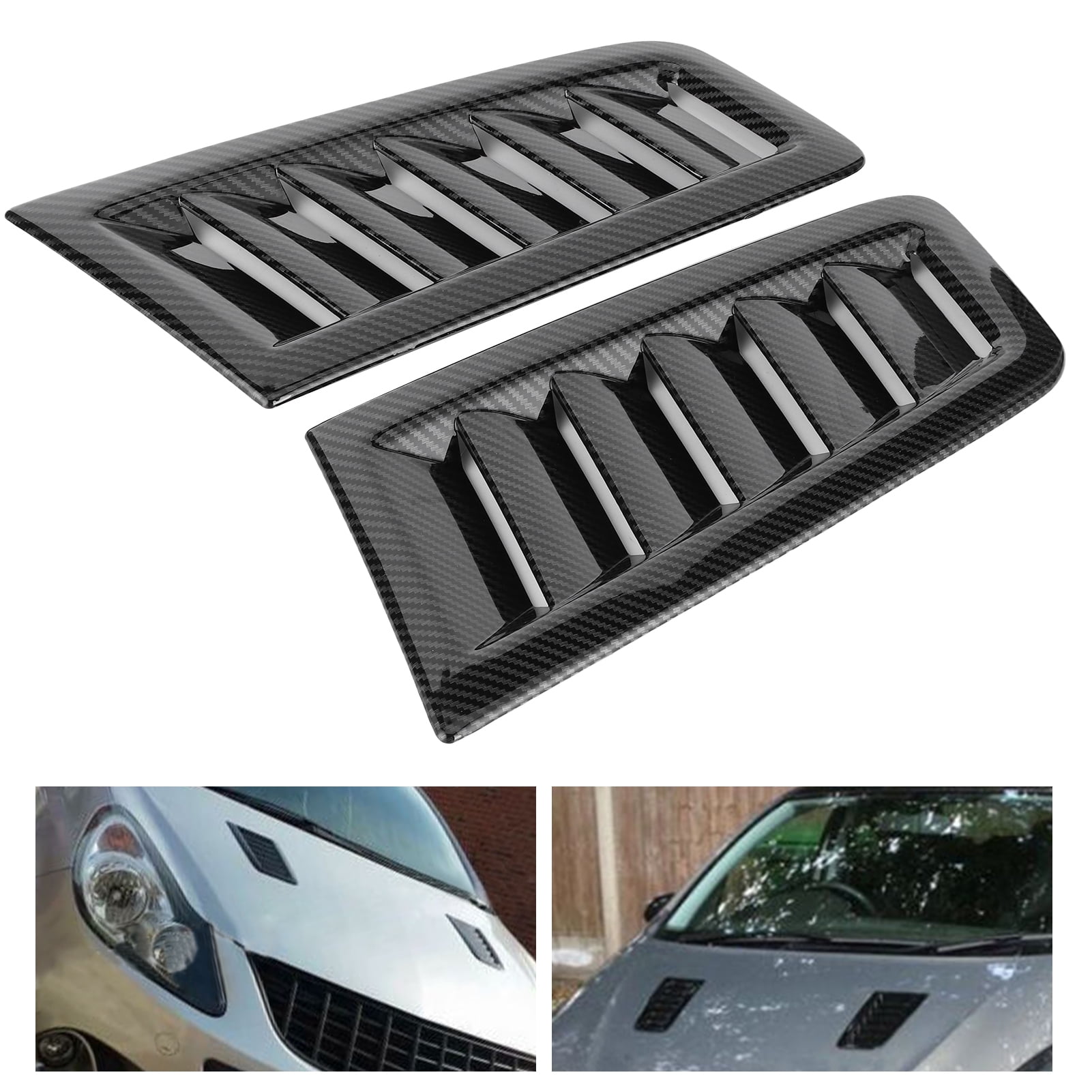 Hood Vent Car, Air Intake Cover Air Vent Cover, Hood Vents Car Front Vent For RS MK2 Style