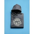 thumbnail image 3 of 70S Retro Good Times Badge Hoodie Women -Image by Shutterstock, Female XX-Large, 3 of 4