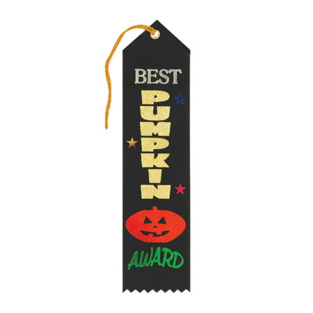 Best Pumpkin Award Ribbon (Pack of 6)