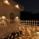 thumbnail image 4 of Luces solares de pared, luces decorativas para vallas, IP65, impermeables, LED para jardín, 4 of 8