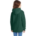 thumbnail image 2 of The Hanes Youth 78 oz EcoSmart 50/50 Pullover Hood - DEEP FOREST - XS, 2 of 4