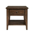 thumbnail image 2 of Lake House Dark Brown 3 Piece Set (1-Cocktail 2-End Tables), 2 of 9