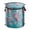 Jellyfishes Swimming, variant on Pop-Up Collapsible Laundry Hamper With Zippered Lid Dual Handles 50L Pattern Of Soccer Balls