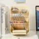 thumbnail image 3 of Slanted Cosmetic Organizer Multi-Tier Compartments Plastic Makeup Storage Box Desktop Holder - Beige, 3 of 5