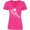 Hot Pink, variant on Inktastic Swinging Tennis Racket Women's V-Neck T-Shirt