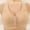 Beige, variant on Ofreoo Sports Bras for Women Gathered Middle Button Breathable Underwear Daily Bra on Clearance