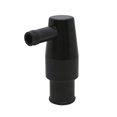 thumbnail image 1 of Aluminum Billet PCV Valve with 0.75 in. Hose Barb - Black, 1 of 1