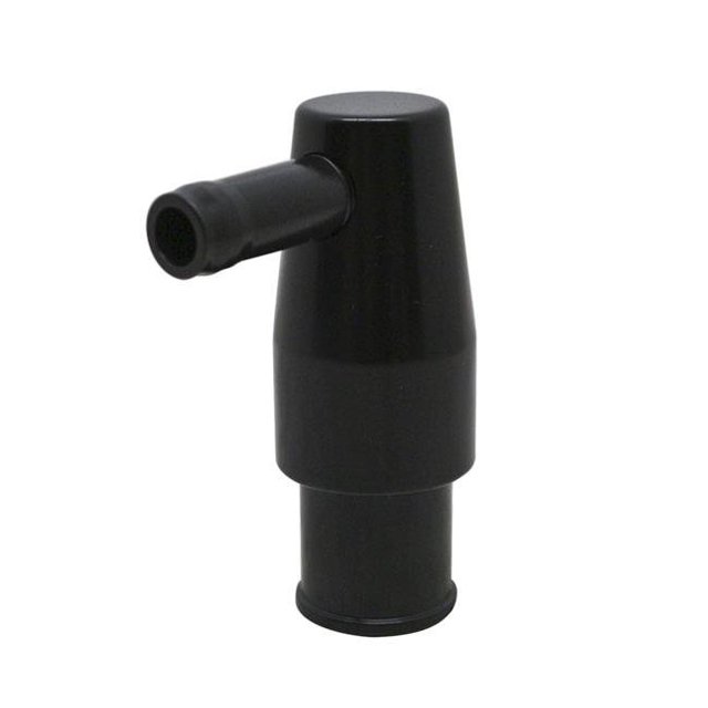 Aluminum Billet PCV Valve with 0.75 in. Hose Barb - Black