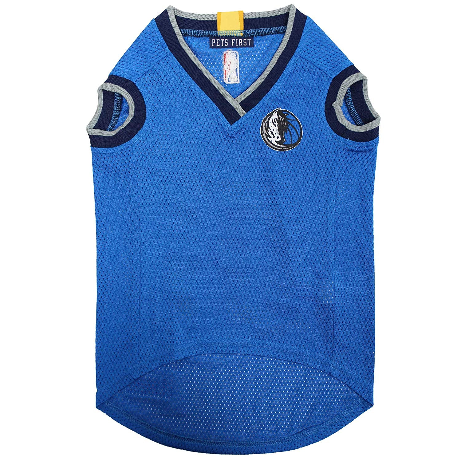 Pets First NBA Dallas Mavericks Mesh Basketball Jersey for DOGS & CATS - Licensed, Comfy Mesh, 21 Basketball Teams / 5 sizes