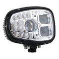thumbnail image 5 of Grote Industries Lumière de Chasse-Neige 84621-5 Phare Auxiliaire; avec Clignotants; Faisceau Haut de 32 Watts/14 Watts Faisceau Bas; Ampoule LED Claire; Lentille en Polycarbonate Clair; Boîtier en Aluminium Moulé sous Pression Noir, 5 of 5