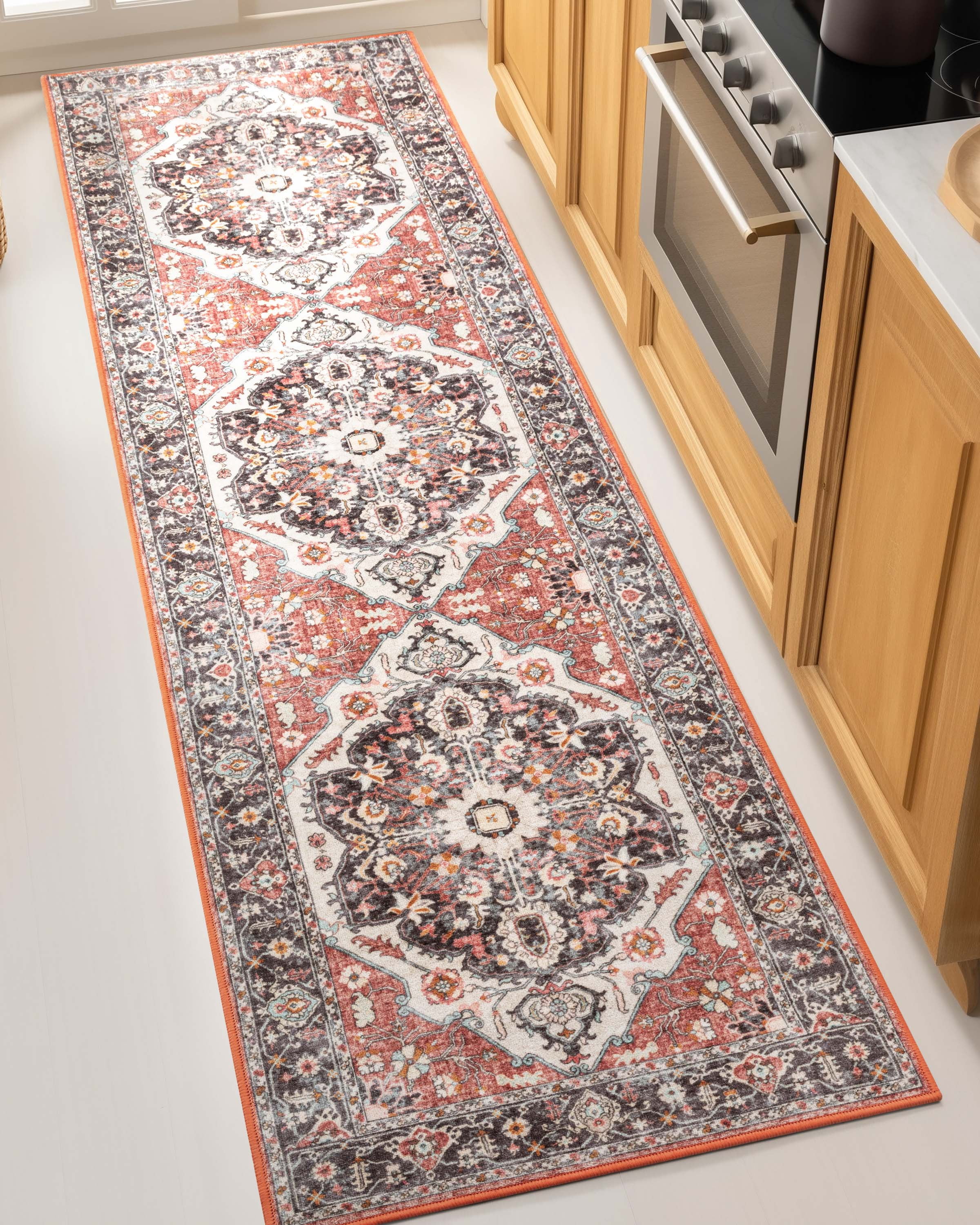 Well Woven Kings Court Zazzu Traditional Medallion Oriental Multi 2'7" x 9'10" Runner Rug
