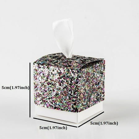 Purple And White Candy Box