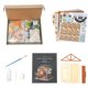 thumbnail image 4 of Kits de cocina para casa de muñecas en miniatura con luz, modelo de casa en miniatura de madera para hacer tú mismo, 4 of 7