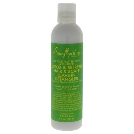 African Water Mint & Ginger Detox & Refresh Hair & Scalp Leave-in (Best Detangler For Coarse Hair)