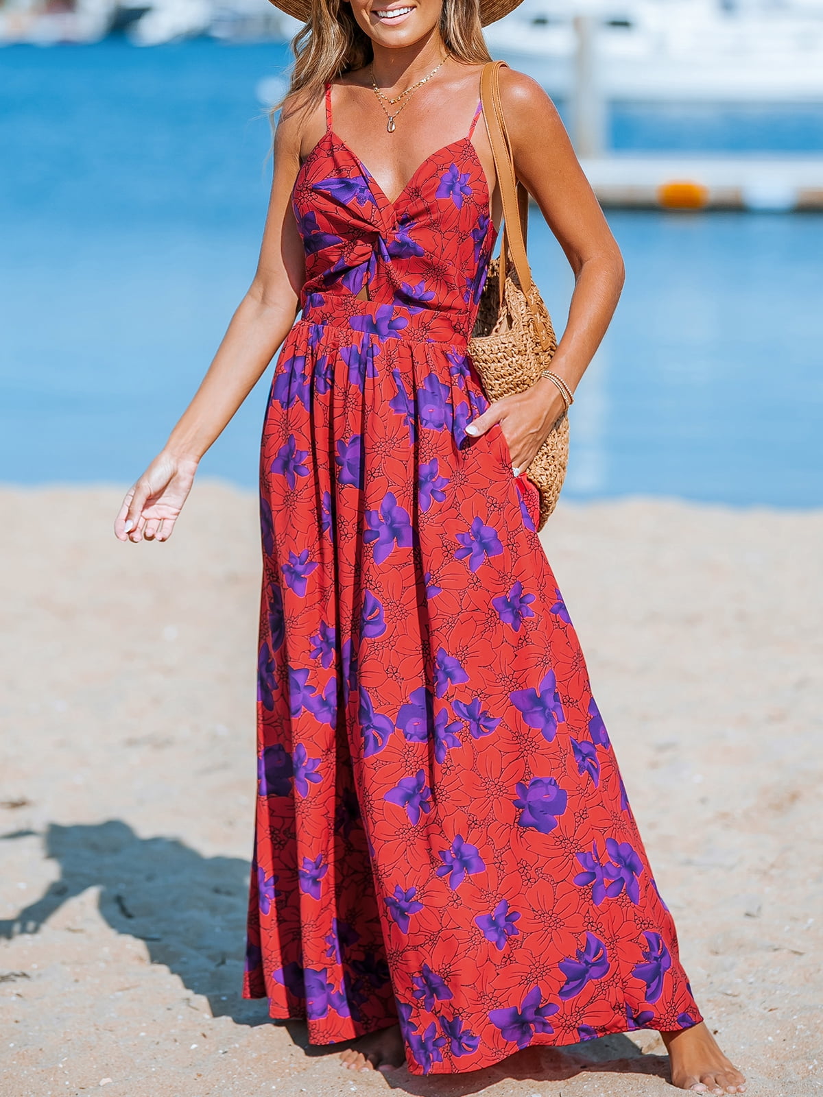 herlipto Floral Cut-Out Long Dress | AVSSC.CA