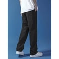 thumbnail image 6 of Mens Drawstring Relaxed Fit Jeans Plus Size Slightly Stretchy Durable Casual Everyday Wear Available in 2XL 3XL, 6 of 8