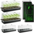 thumbnail image 1 of Cell Thick Durable Flats Vegetable Fruit Seeds Seedling Plastic Plug Farmer Nursery Trays Roots, 1 of 9