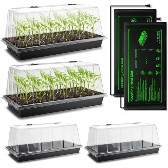 Cell Thick Durable Flats Vegetable Fruit Seeds Seedling Plastic Plug Farmer Nursery Trays Roots