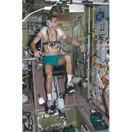 Working Out In Space Cosmonaut Yuri Malenchenko Exercising On The International Space Station During This Mission (Best Pandora Stations For Working Out)