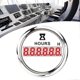 thumbnail image 2 of 52mm Digital Hour Meter Gauge, 0-99999.9h, Stainless Steel, White, 2 of 5