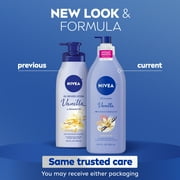 NIVEA Oil Infused Vanilla and Almond Oil Body Lotion for Women, Fast-Absorbing, 16.9 fl oz