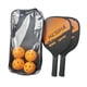 thumbnail image 3 of Raquetas de pickleball Baoblaze Naranja Raqueta portátil de pickleball con 2 raquetas y 4 pickleballs, 3 of 8