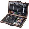 Felji 80-Piece Deluxe Art Set Drawing And painting w/ Wood Case & Accessories