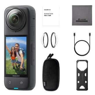 Insta360 X3 Pocket 360 Action Camera Motorcycle Kit with 72MP