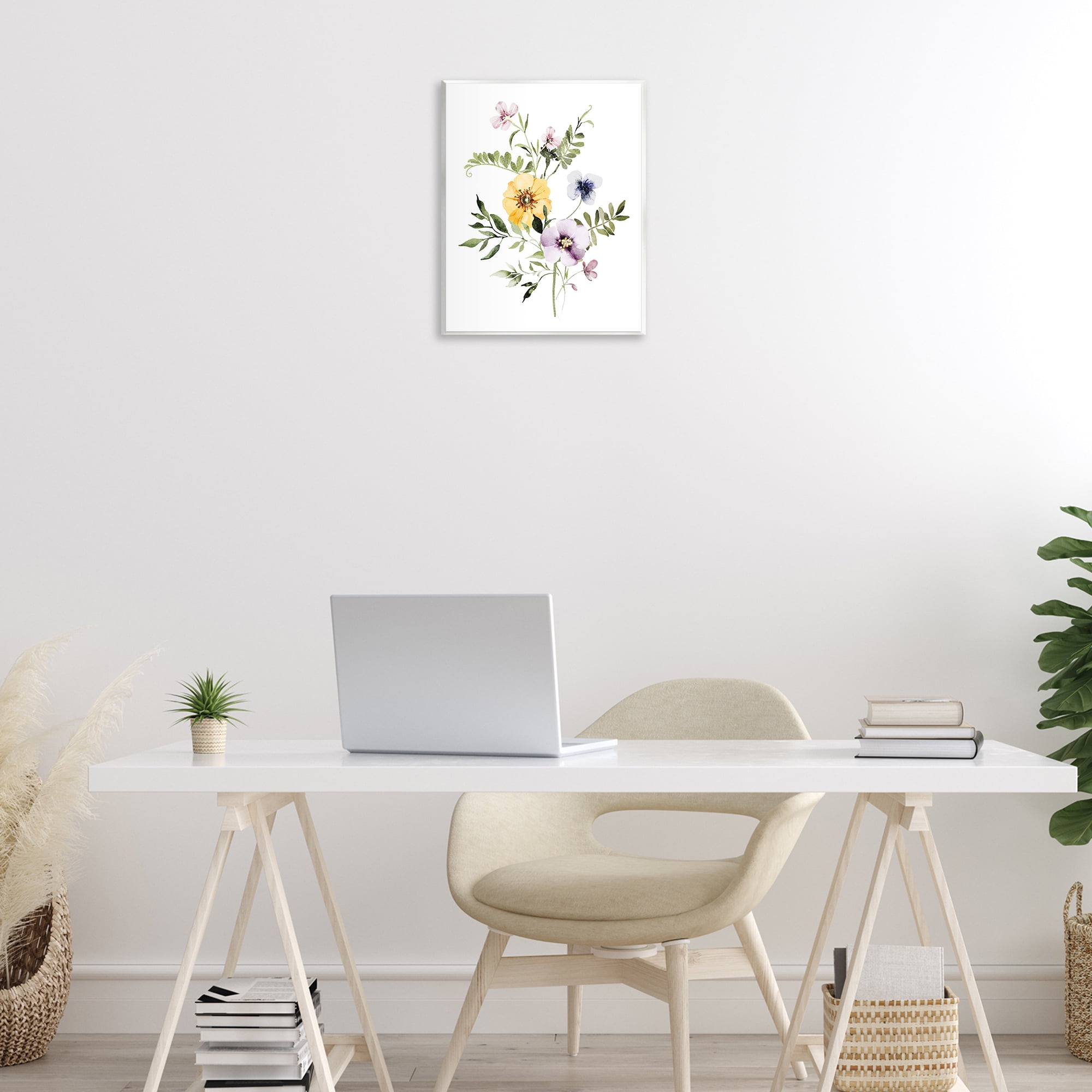 Garden Herbs Blooming Wall Plaque Art, design by Lettered and Lined