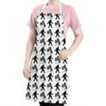 thumbnail image 5 of White Bigfoot and Tree Pattern Apron-Garden Aprons for Women with Pockets-Cotton Linen Waterproof Kitchen Cooking Gardening Aprons Adjustable for Kitchen,Cooking,BBQ and Salon 33x27 Inch, 5 of 7